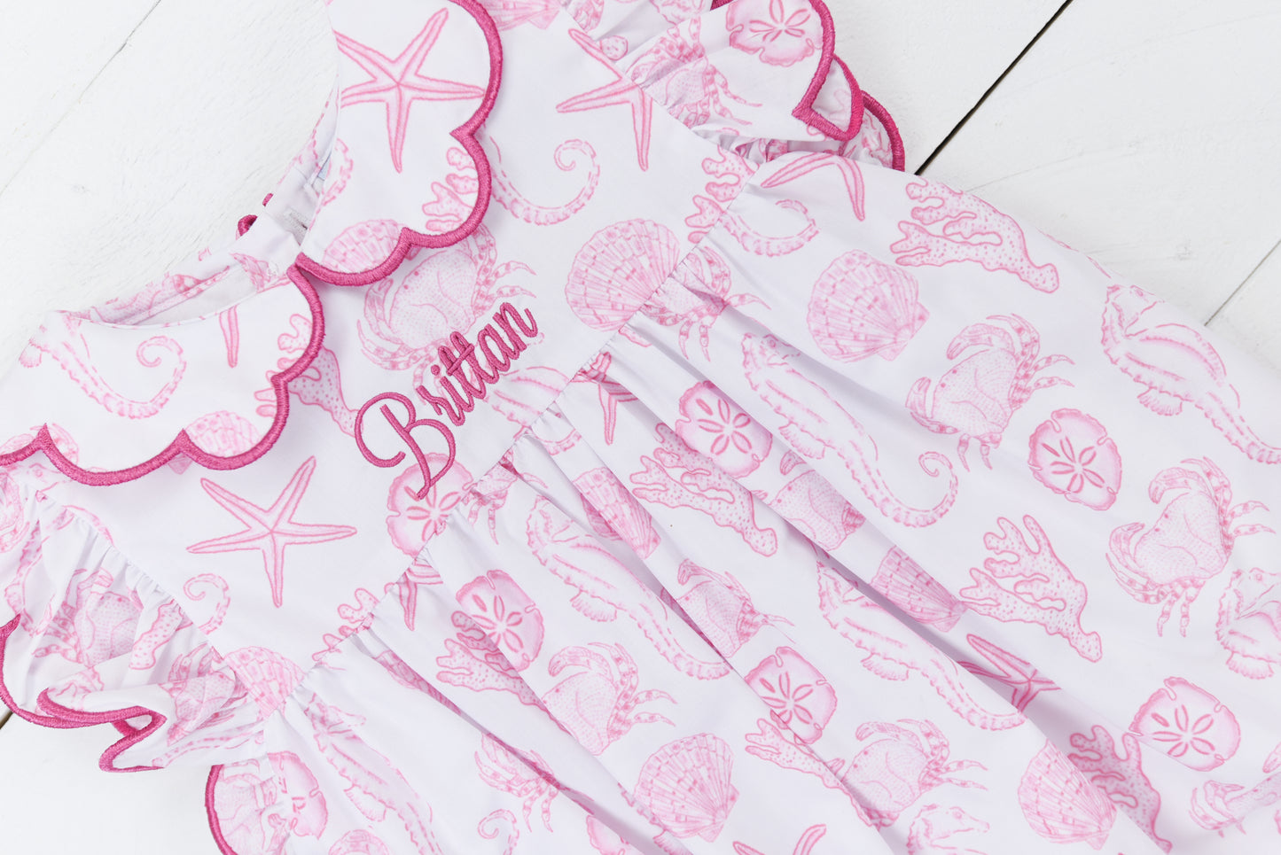 Seashell Printed Girl Bubble