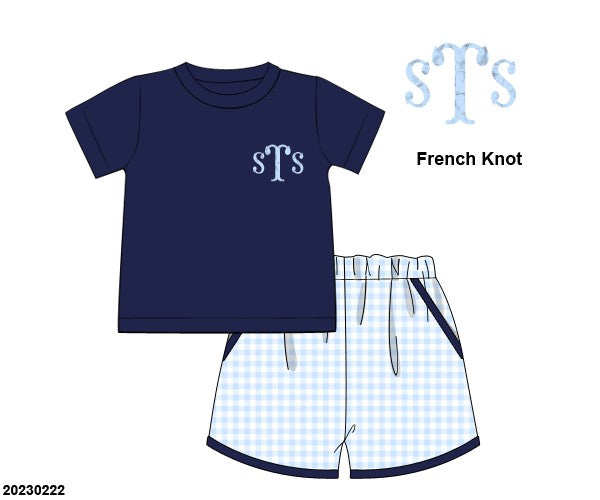 Blue Classic Gingham Collection