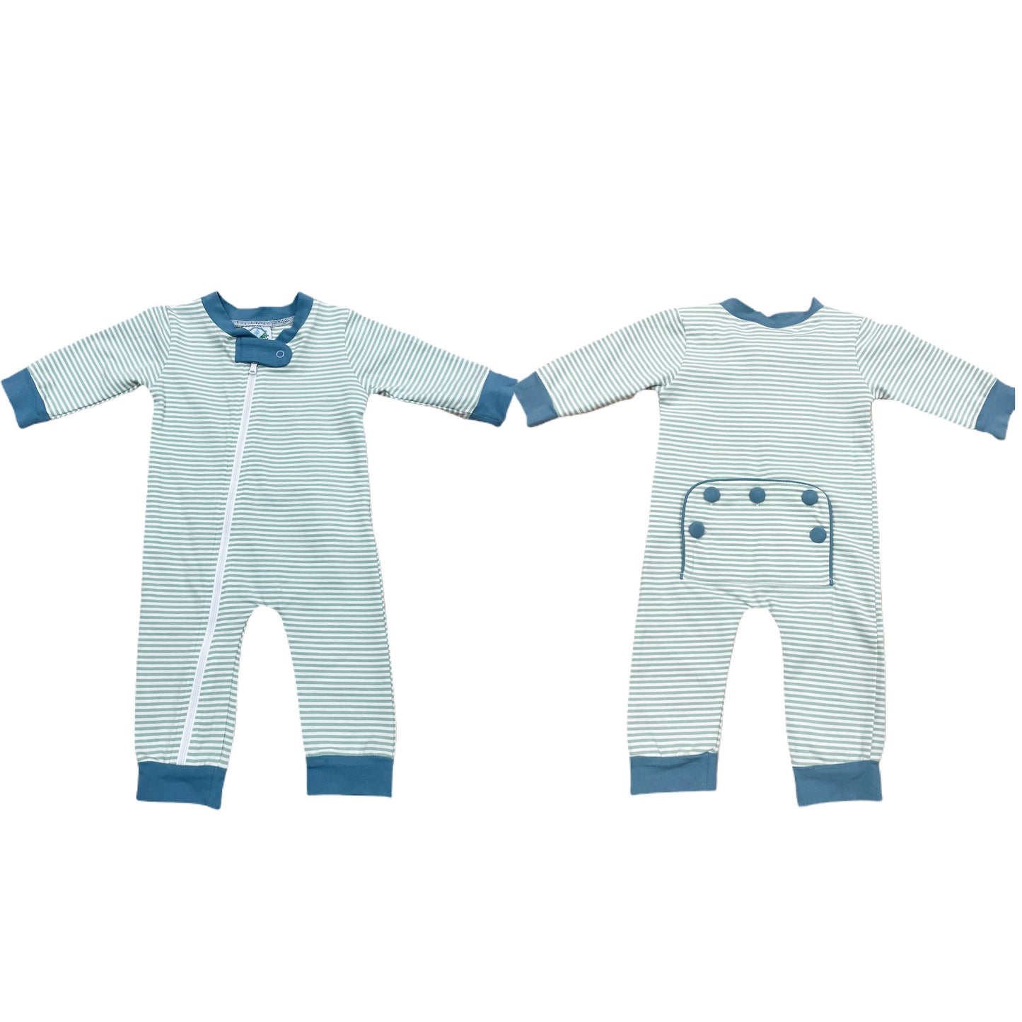 PO57: Blue and Green Boy Drop Seat Lounge