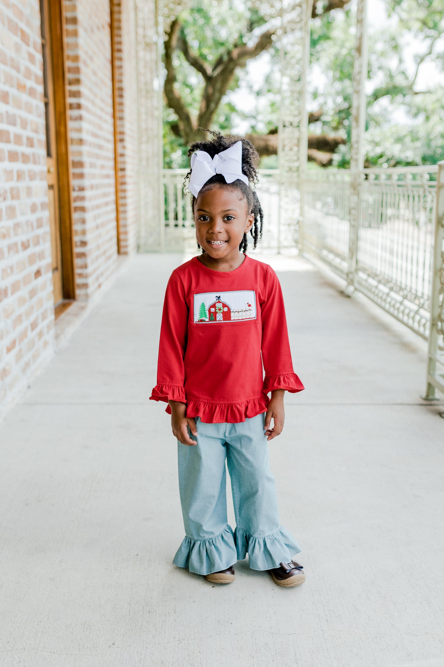 Leighton Christmas Girls Pant Set