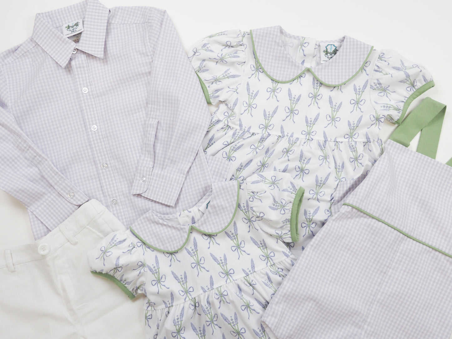 Lavender Button Down Shirt Only.