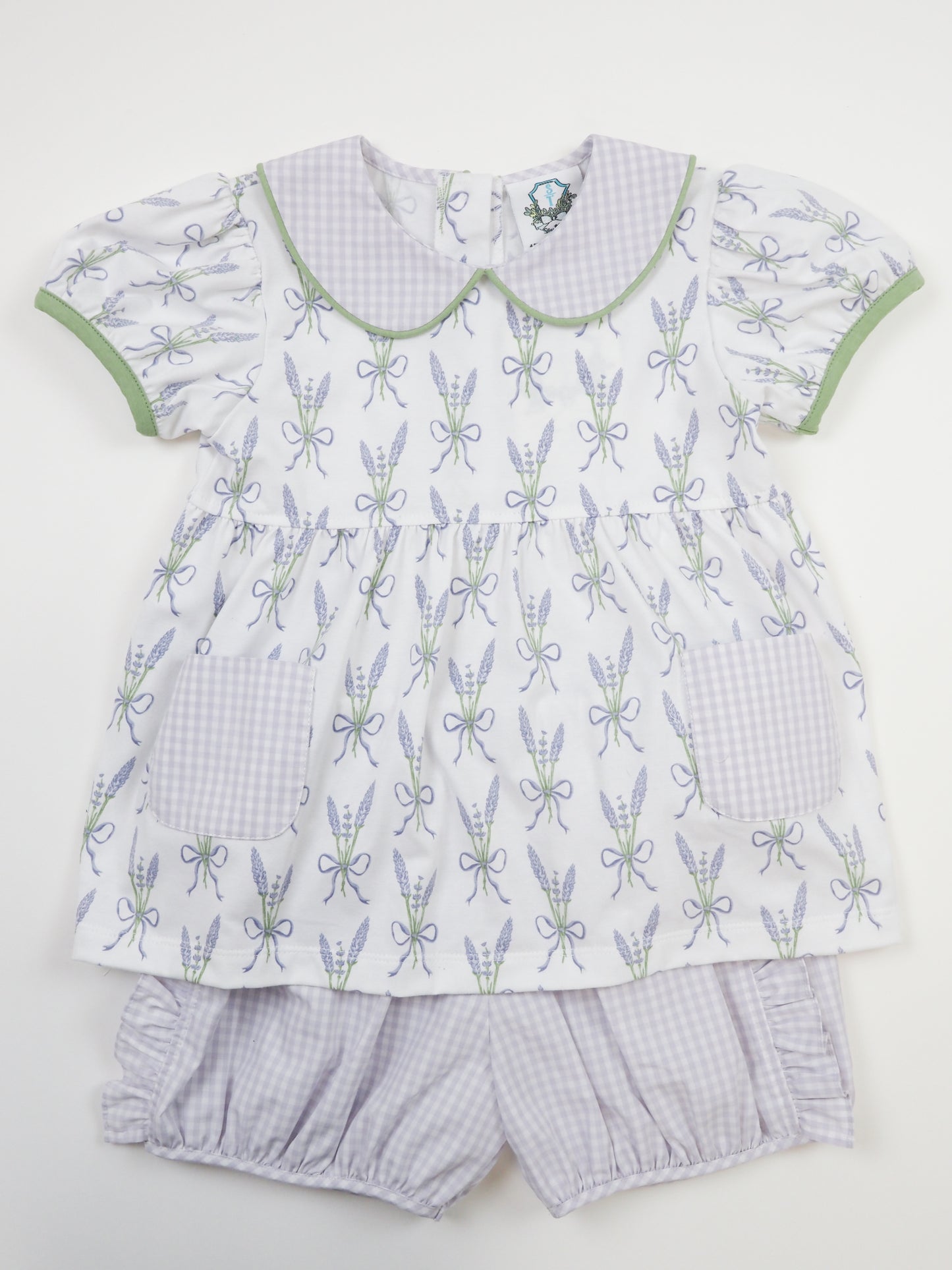 Lavender Girls Short Set