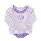Purple Gingham Bloomer Set