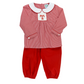 Smocked Candy Cane Boy Pant Set