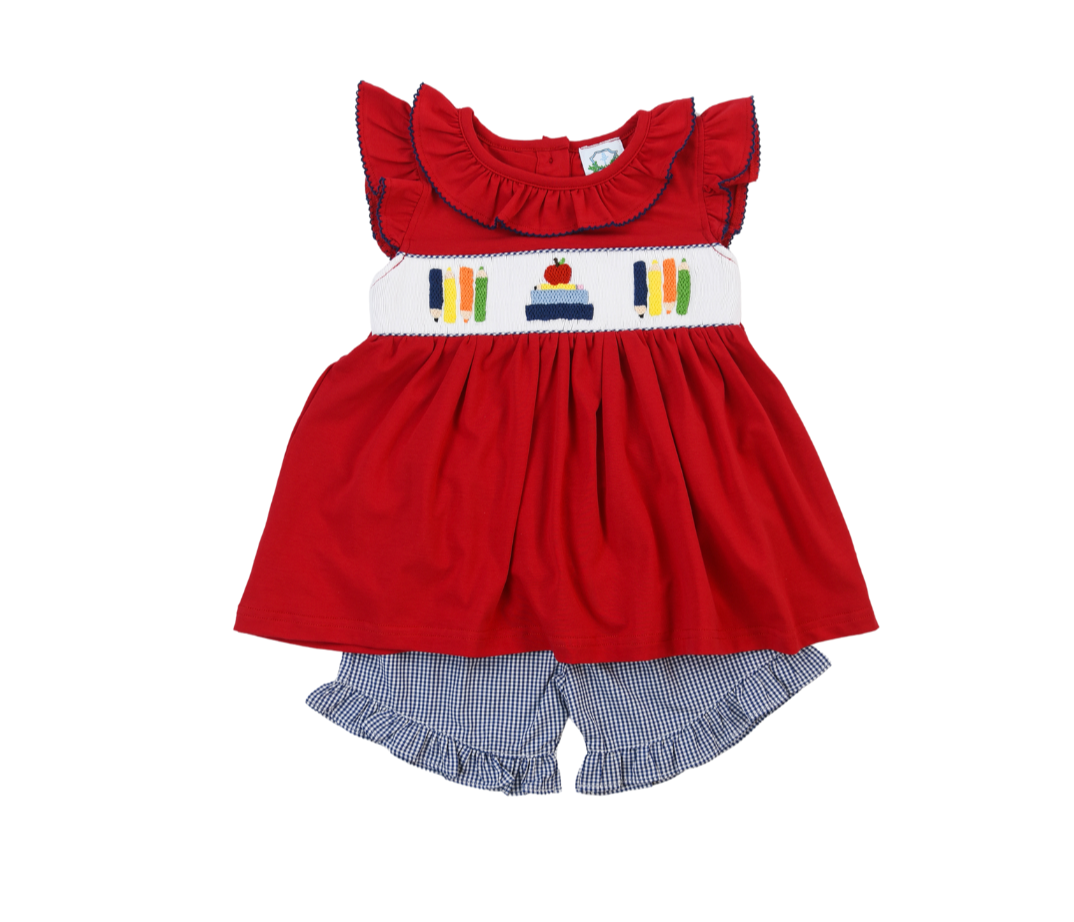 Color & Books Girl Short Set