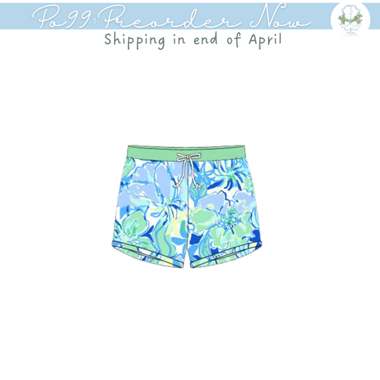 PO99: Floral Swim Trunk