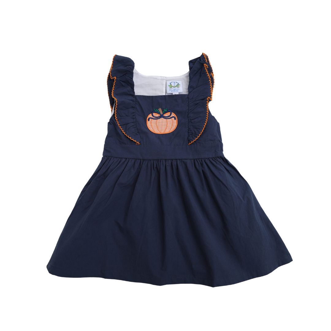 Autumn Applique girls  Dress
