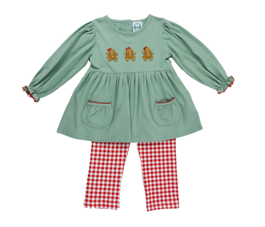 Gingerbread Girl Pant Set