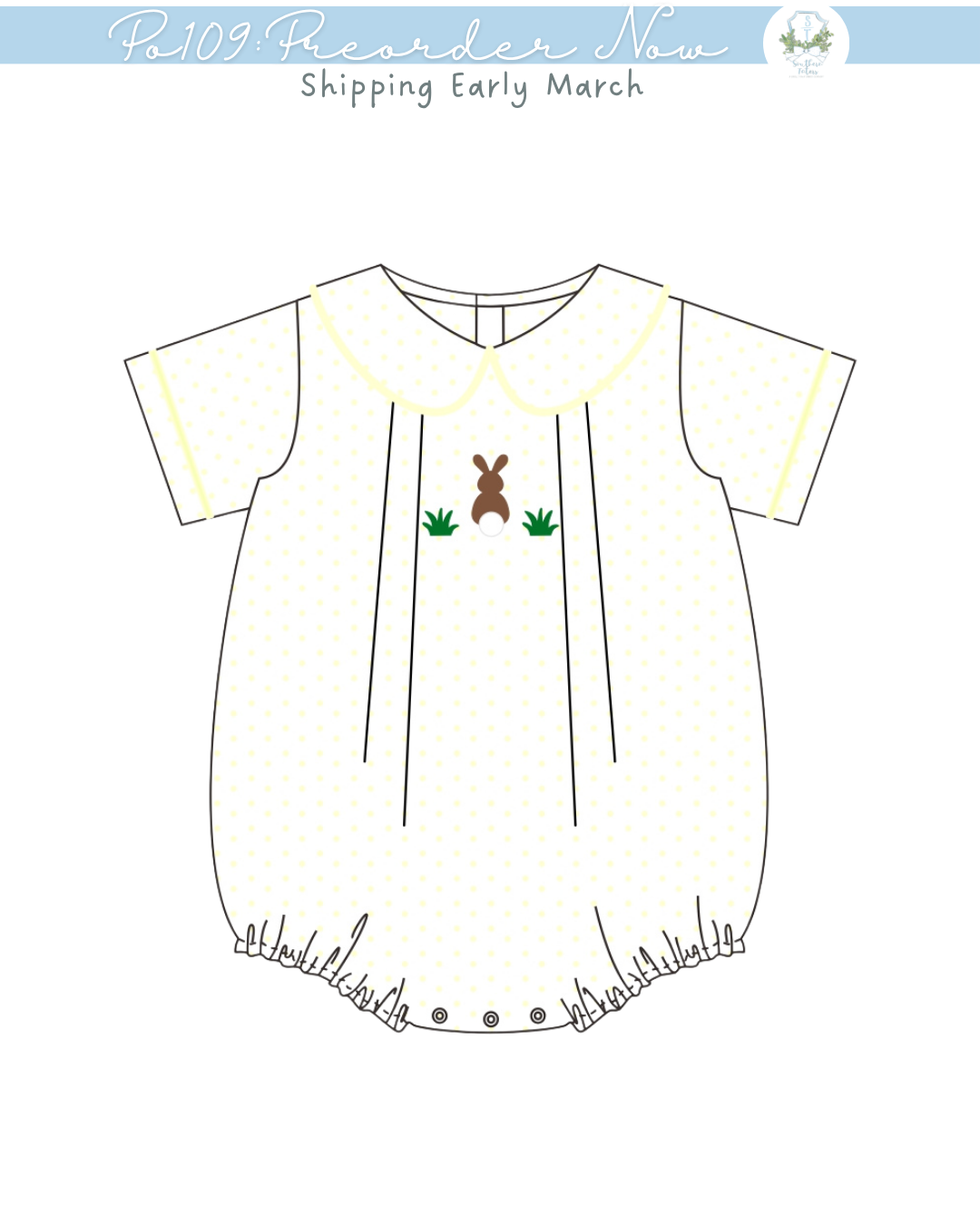 PO109: Cottontails Boy Bubble