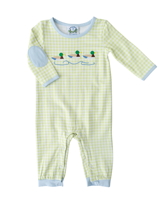 Mallard Embroidered Boys Romper