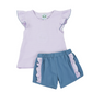 Everyday Purple Knit Short Set