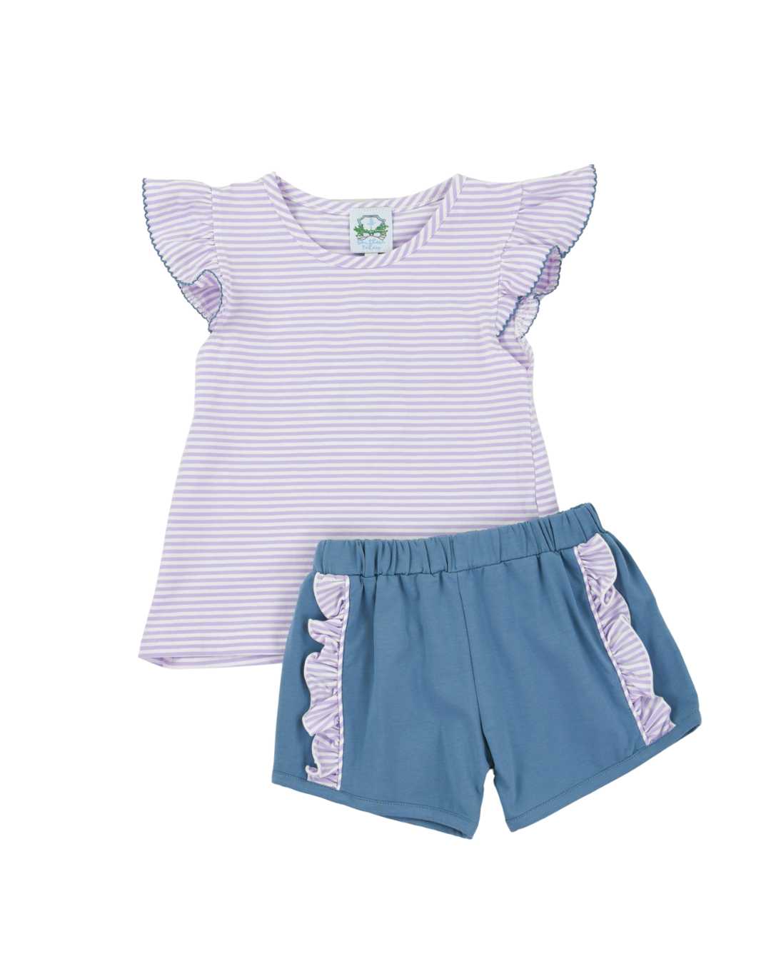 Everyday Purple Knit Short Set