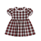 Christmas Card Plaid Girls Dress