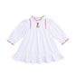 Classic White Christmas Pajama Gown Girls