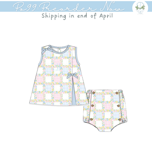 PO99: Ali Girl Diaper Set