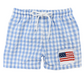 Red White & Blue Boys Swim Trunks