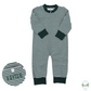 Unisex green stripe zippy lounge