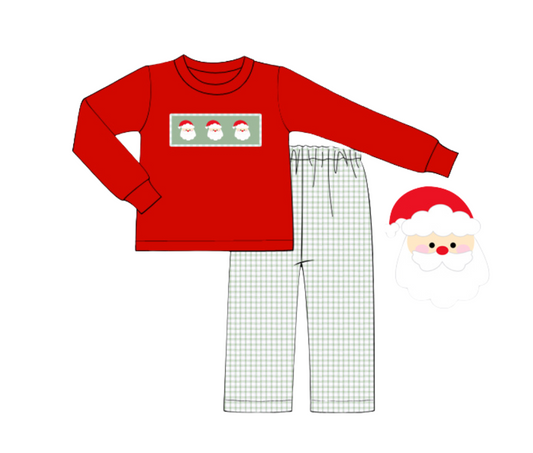 Holly Jolly Holiday Boys Pant Set