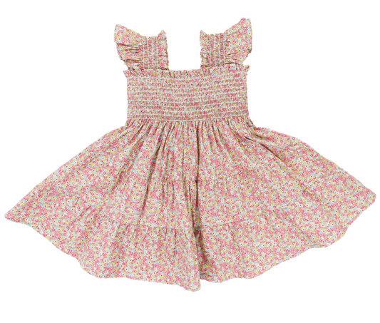 Mommy and Me Floral Girls Dress