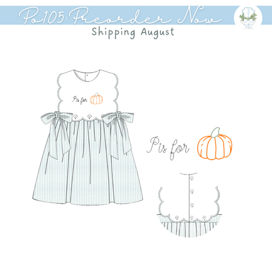 PO105: P is for Pumpkin Dress