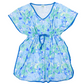 Blue Floral Mom Coverup