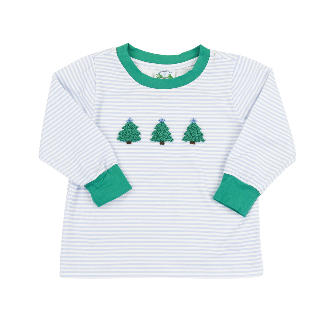 Blue Stripe Tree Shirt