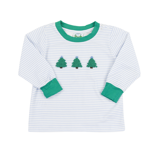 Blue Stripe Tree Shirt