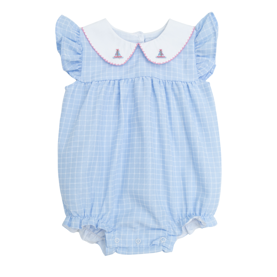 Plaid Sailboat Girl Bubble