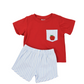 An Apple A Day Boys Short Set