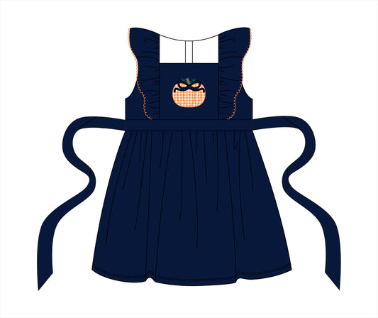 PO114: Autumn Applique Dress