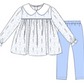 Blue Nutcracker Girl Pant Set