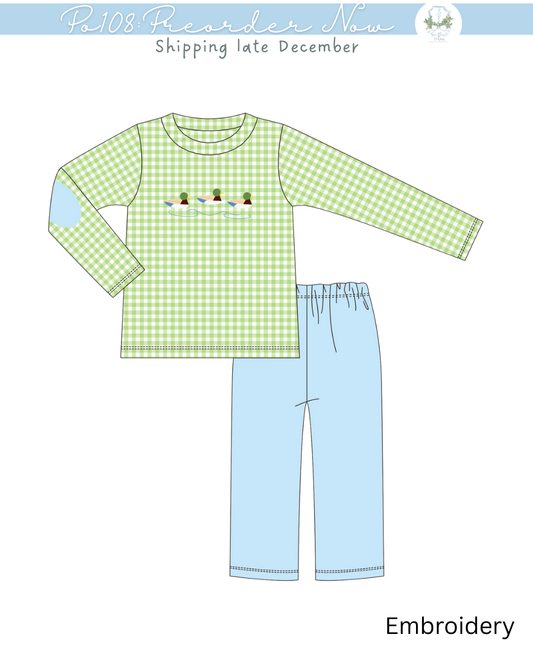 PO108: Mallard Boys Pant Set