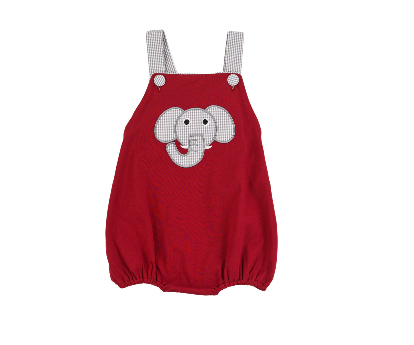 Elephant Applique Boy Bubble