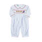 Santas Sleigh Boy Long Romper