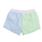 Seersucker Colorblock Swim Trunks