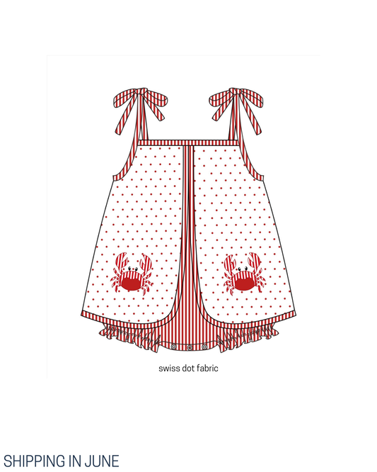PO111: Swiss Dot Crab Girl Bubble
