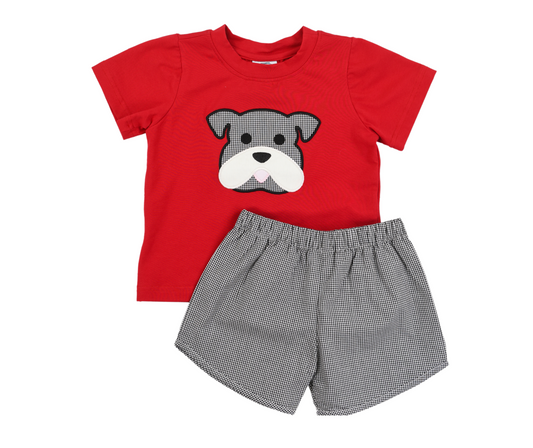 Dawg Applique Short Set