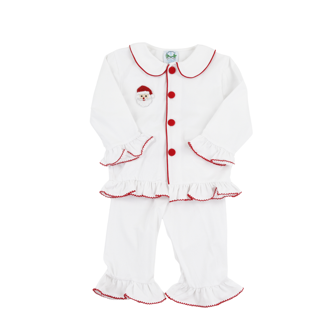White Saint Nick Girl Lounge Set