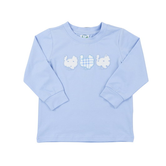 Applique Turkeys Shirt Only