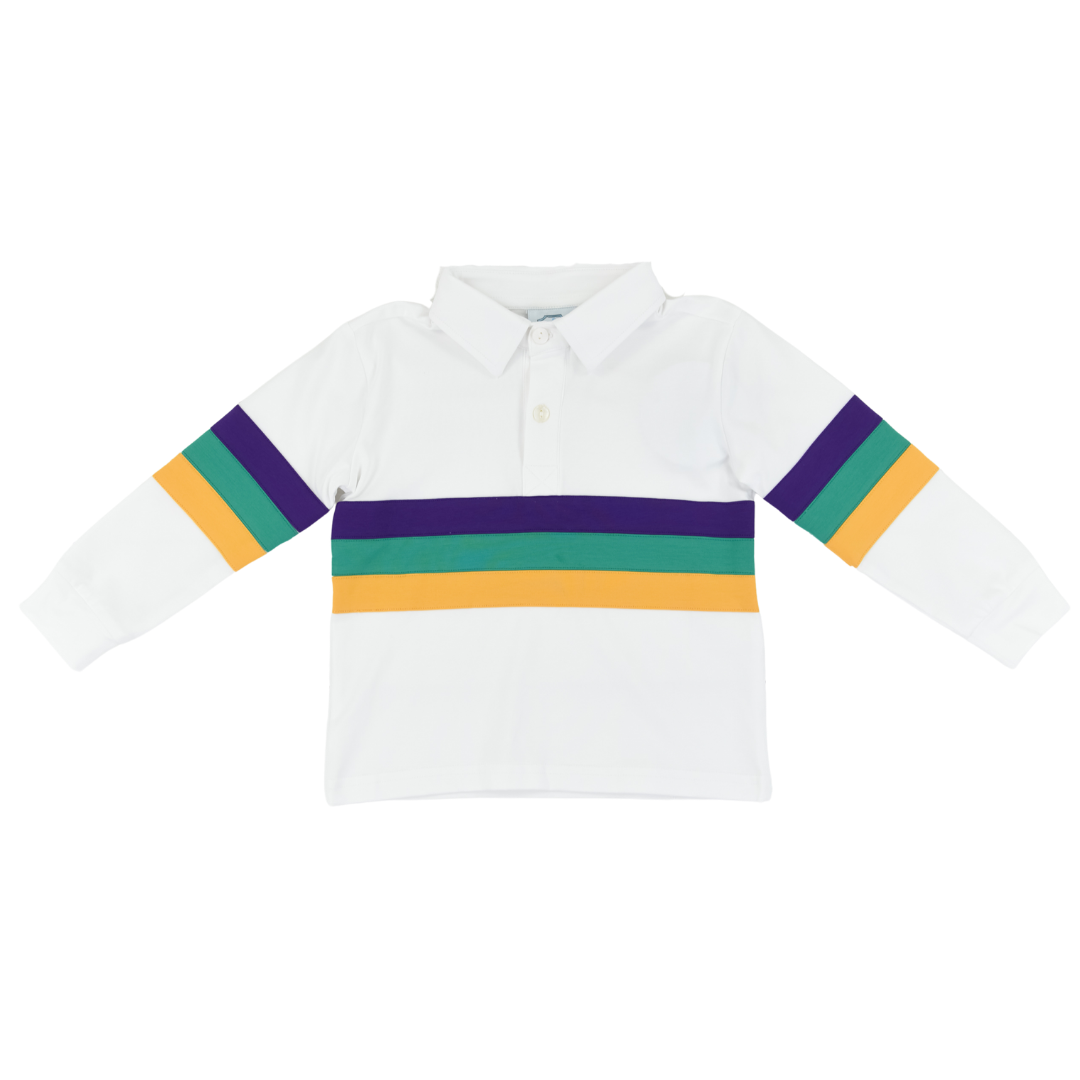 Rugby Mardi Gras Polo Shirt