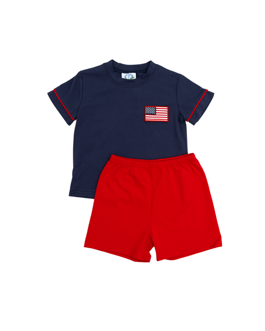 All American Boy Short Set