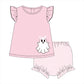PO113: Ghost Gingham Girls Diaper Set