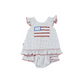 USA Flag Bloomer Set