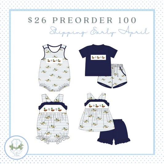 PO100 -  Embroidered Mallards