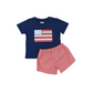 USA Flag Boy Short Set