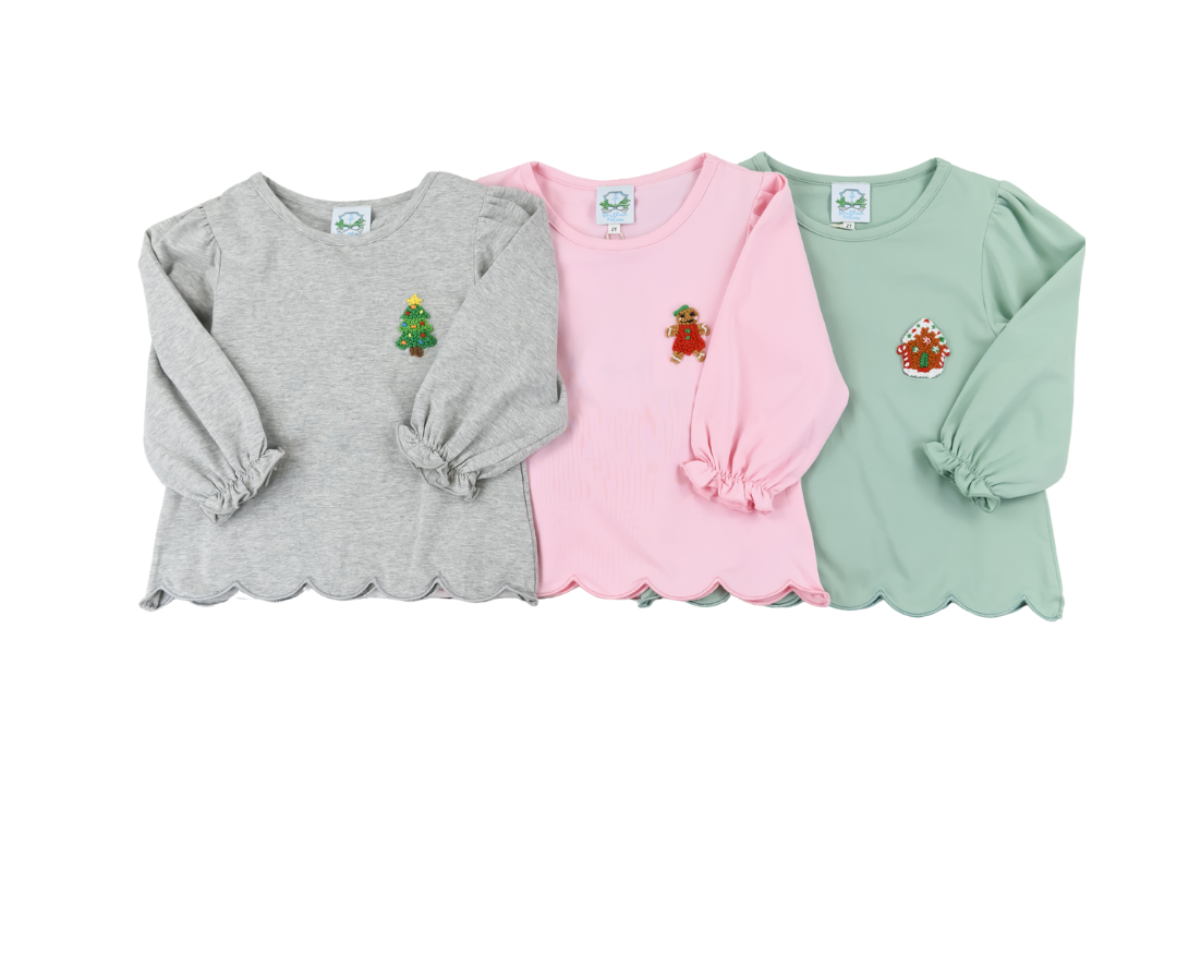 Sleigh All Day Girls 3 Shirt Pack