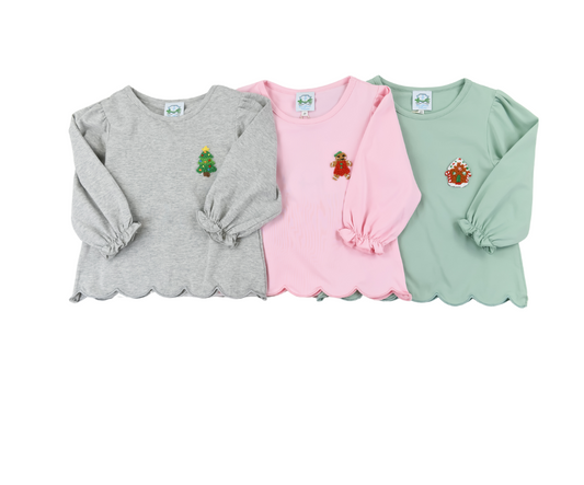 Sleigh All Day Girls 3 Shirt Pack