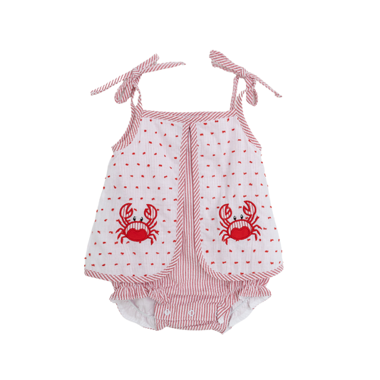 Swiss Dot Crab Girl Bubble