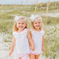 Classic Shadow Stitch Bow Bubble Short Set
