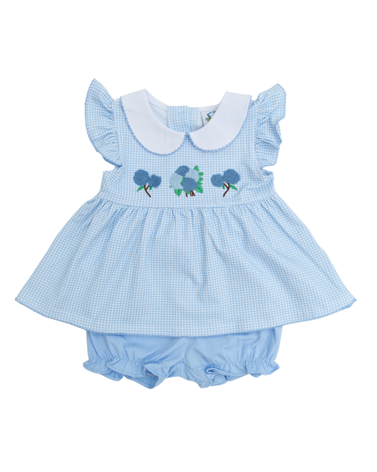 Hydrangea Girls Bloomer Set